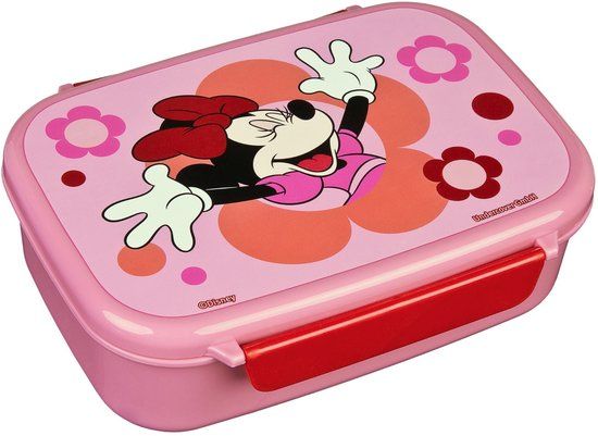 Minnie Mouse Lunchbox Roze Kunststof