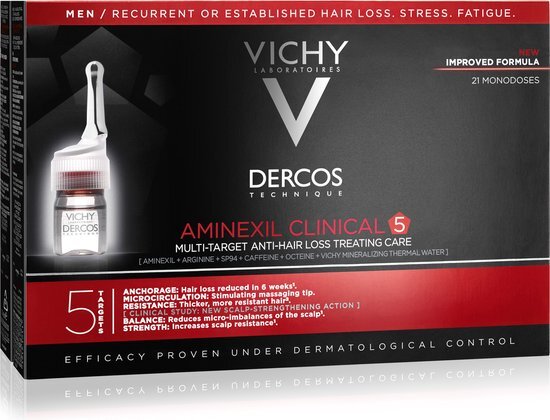 Vichy Aminexil Clinical 5 - Men (x21)