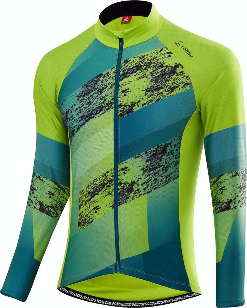 Löffler M Bike L/S Jersey Shalerock - Groen - 52