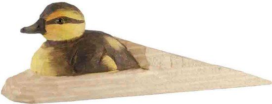 Wildlife Garden - Deurstopper Eendje - Bruin - Hout
