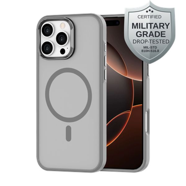 Just in Case Military Grade TPU Back Cover for Apple iPhone 16 Pro Max - Grey