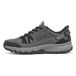 Skechers Dynamite Heren Trainer Houtskool Leer Textiel Zwart Trim 44 EU