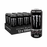 Monster Energy Ultra 12x 500ml Black