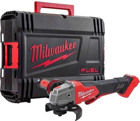 Milwaukee M18 FSAGV115XPDB-0X - 115 mm Accu Haakse Slijper - 18V - Body - Incl. Koffer