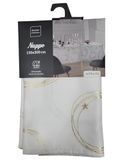 douceur d'intérieur Rechthoekig tafelkleed (150 x 300 cm) ster wit/goud, metallic bedrukt polyester