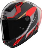 Nolan X-804 RS Ultra Carbon Lesmo Helm - Grijs/rood