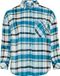 s.Oliver Geruite overhemdblouse azuurblauw