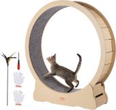 VEVOR Roue d'entraînement pour chat d'intérieur avec griffoir 132 cm
