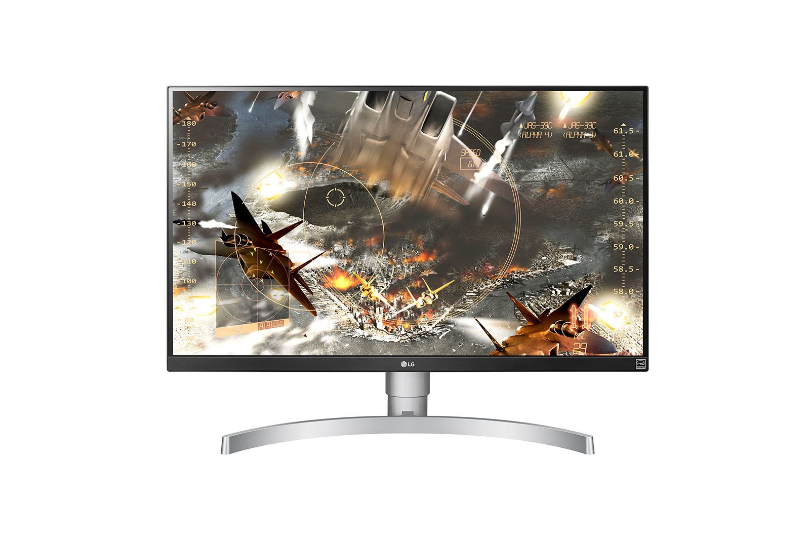 LG 27UL650-W - 27 inch 4K Ultra HD Monitor - IPS - 60Hz - HDMI, DisplayPort
