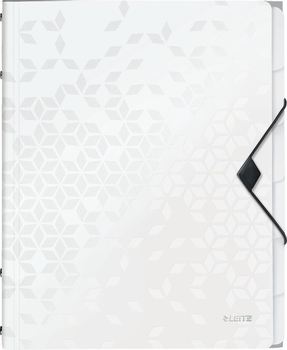 Leitz Divider Book WOW A4 PP 6tabs white
