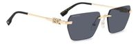 Dsquared2 D2 0102/S Zonnebril Heren Zwart Metaal