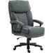 Mobliva Grand Fauteuil De Bureau Haut, Capacité De Charge De 200 Kg, Construction Robuste, Revêtement Souple, Gris