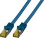 EFB-Elektronik CAT6a sFTP kabel 7.5 meter Blauw