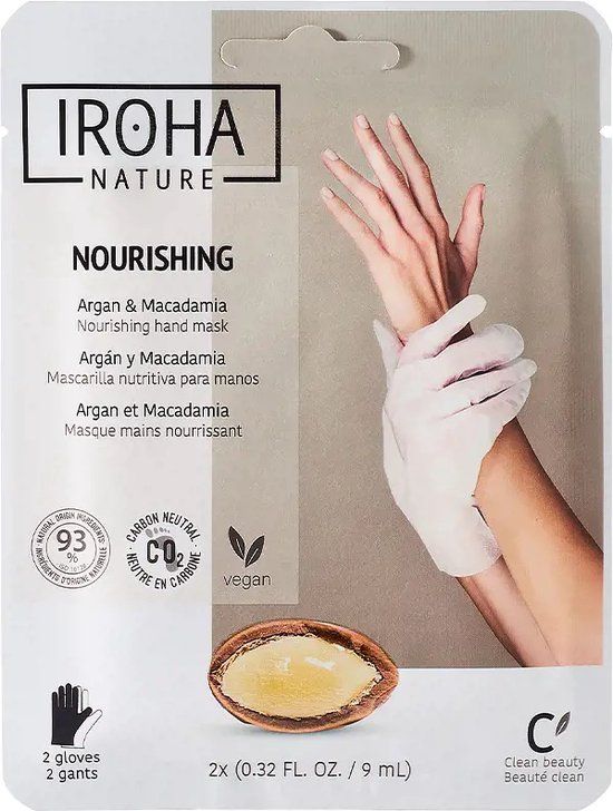 Iroha Nature Nourishing Hand Mask - 1 Masker - Unisex
