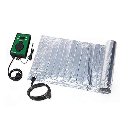 Bio Green HMTA professionele verwarmingsmat aluminium incl. thermostaat, stekker klaar 100 x 200 cm