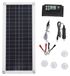 panneau solaire 30W 12V avec régulateur de charge 30A, adapté pour voiture, bateau et camping-car