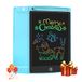 HOMESTEC Kleurrijk lcd-schrijfbord, 21,6 cm tekenbord, grafisch tablet, sleutelslot, handschrift, doodle, tekenpad, kinderen, speelgoed, cadeaus voor jongens en meisjes (blauw)