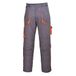 Portwest TX11 Texo Contrast Broek Lange Pasvorm Elastische Band Hoog Katoen | Grijs, L