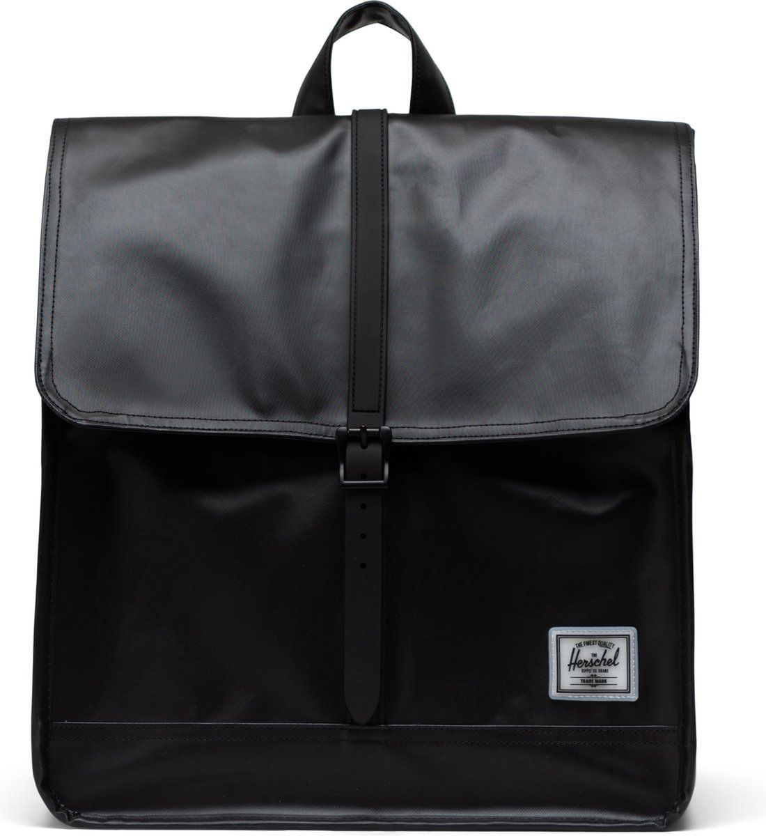 Herschel City Midvolume waterafstotende rugzak met 13 inch laptopvak - Zwart