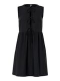 Pieces Midi-jurk PCJOLLY STRIK Zwart Biologisch Katoen Maat S