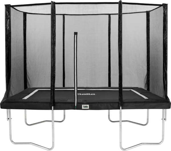 Salta rechthoekige Combo trampoline met veiligheidsnet - 153 x 213 cm - zwart