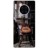 1001 coques Huawei Bedrukt siliconen hoesje compatibel met Huawei Mate 30 Pro Guitare