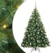 vidaXL Sapin de Noël artificiel avec 300 LED, vert, 240 cm, PE et PVC
