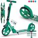 AREBOS Kick scooter stadsstep kinderstep volwassen scooter groen