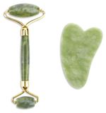 Merkloos Jade Roller en Gua Sha Massage Set