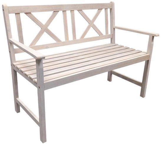 Buitengewoon Boet Buitengewoon de boet Bolton Tuinbank Wit 115 cm