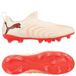 PUMA Future 9 Match Laceless FG/AG The Arrival - Amande sucrée/Blanc/Ultra Red/Noir Enfant, pointure 28