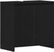 vidaXL Armoire de salle de bain 60x33x60 cm aggloméré chêne noir