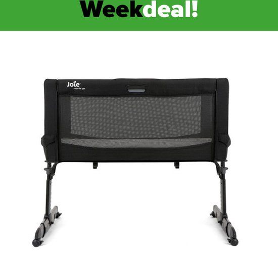 Joie Roomie Go Co-Sleeper Shale - Zwart - Wieg - 5056080614816