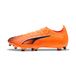 PUMA Ultra 6 Match Fg/Ag voetbalschoenen, uniseks, Heat Fire PUMA zwart/glanzend rood, 48.5 EU
