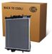 HELLA 8MK 366 300-151: Radiateur, refroidisseur d'eau, radiateur moteur, adapté pour PEUGEOT 206+ (hayon, 2L, 2M)