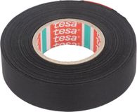 Tesa Textieltape Zwart 19mm x 25m