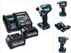 Makita TD 001 GD2 accu-slagmoersleutel 40 V 220 Nm 1/4" XGT Brushless + 2x accu 2,5 Ah + oplader