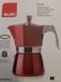 Ibili Evva Espresso Coffee maker - 3 tassen - Rood