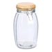Zeller Voorraadpotten/bewaarpotten - 1.85L - glas - met beugelsluiting - D13 x H23 cm