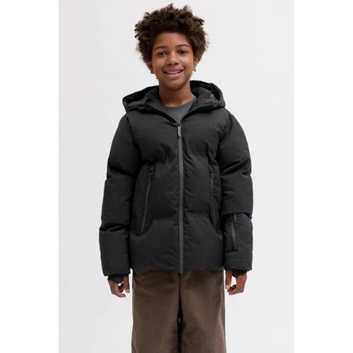 JACK & JONES JUNIOR gewatteerde jas zwart