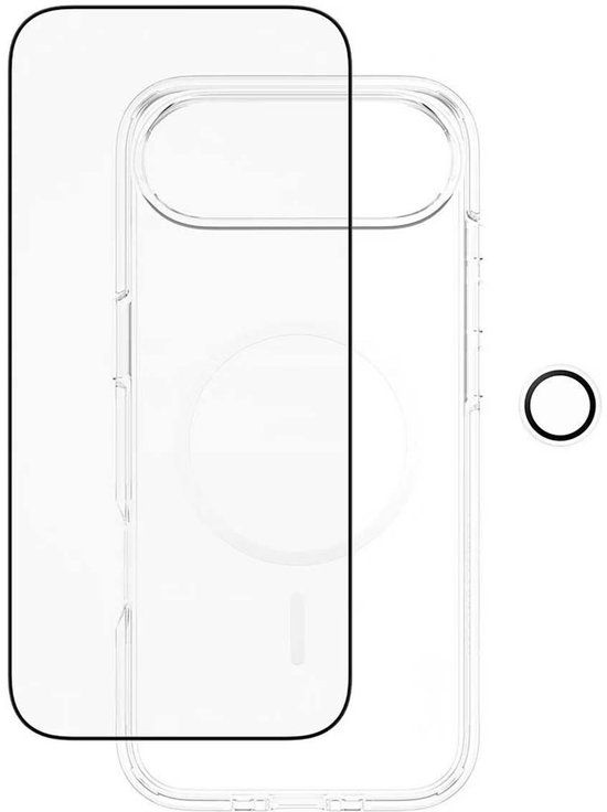 PanzerGlass, Hoesje geschikt voor iPhone Air - 3-in-1 Set Flagship Series, Transparant
