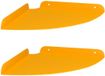 vidaXL Hoek Plank 2 st Mosterdgeel 24 x 24 x 2 cm