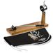 steelBlade Hamhouder, 360 graden draaibaar, gelakt hout + afdekking van de ham, Kukuxumusu + hammes 28 cm, gemaakt in Spanje, 2 posities voor ham en pallets (011132)