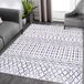 Auton Boho tapijt, modern, neutraal tapijt voor slaapkamer, woonkamer, speelkamer, 120 x 170 cm, beige