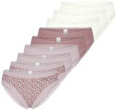 sloggi Dames slip / onderbroek 9 pack GO Crush roze / crème XS