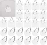 Famanu – Onzichtbare zelfklevende wandplaathangers set van 30 stuks