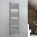 Hudson Reed Sèche-serviettes électrique plat – Chromé – 160 cm x 50 cm - Avec élément thermostatique sur prise - Kent