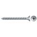 fischer 500 x Power-Fast II 4,0x25 spaanplaatschroef, verzonken kop, TX, volledige schroefdraad, verzinkt, blauw gepassiveerd