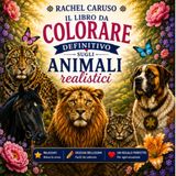 Il libro da colorare definitivo sugli animali realistici: Esplora la straordinaria fauna selvatica con immagini a colori originali e pagine da colorare dettagliate per tutte le età.