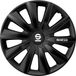Sparco Wieldoppen Milano 15 inch Zwart - 4 stuks
